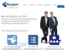 Tablet Screenshot of keyspire.com
